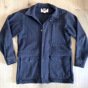 Medium, dark grey Men’s Filson Wool Mile Market Jacket